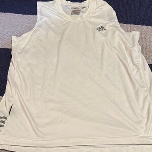 adidas White Tank Top